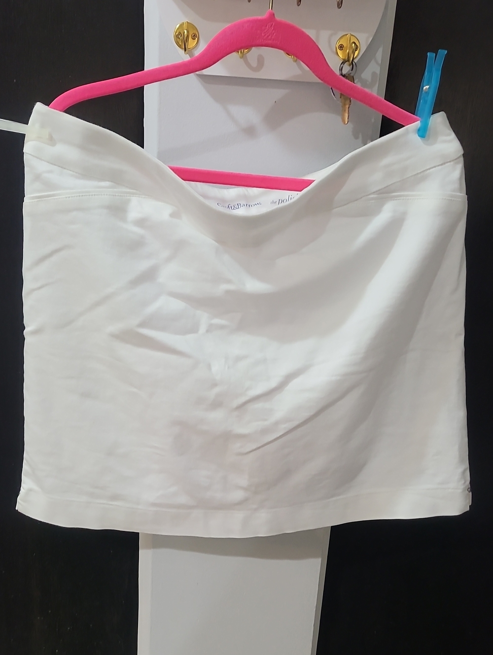 croft & barrow White Mini Skirt